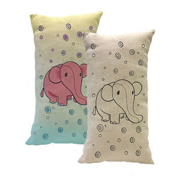 Yogibo Canvas Cushion Elephant