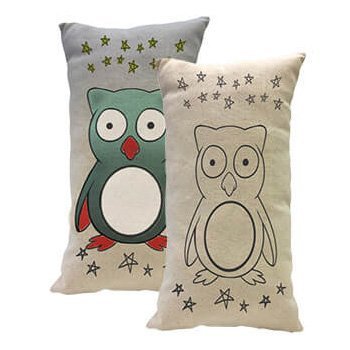 Yogibo Canvas Cushion Owl