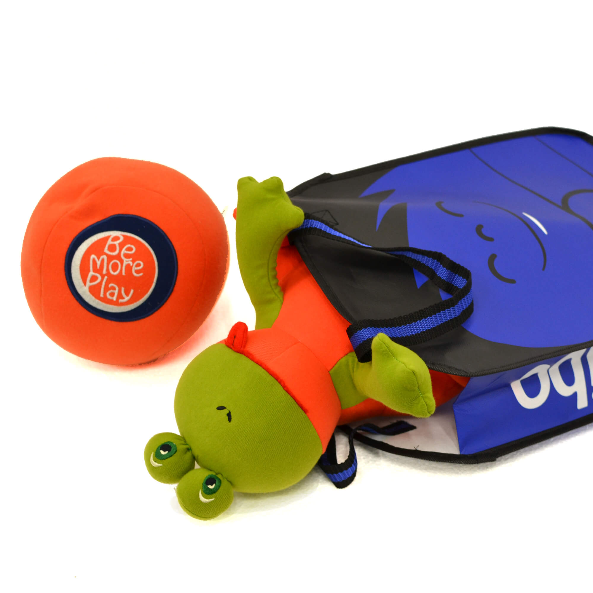 Yogibo(ヨギボー)のマスコットキャラクター Hugibo(ハギボー)がプリントされたバッグが登場。お出かけのおともや、ヨギボーのグッズを誰かにプレゼントするときのラッピングにもおすすめです