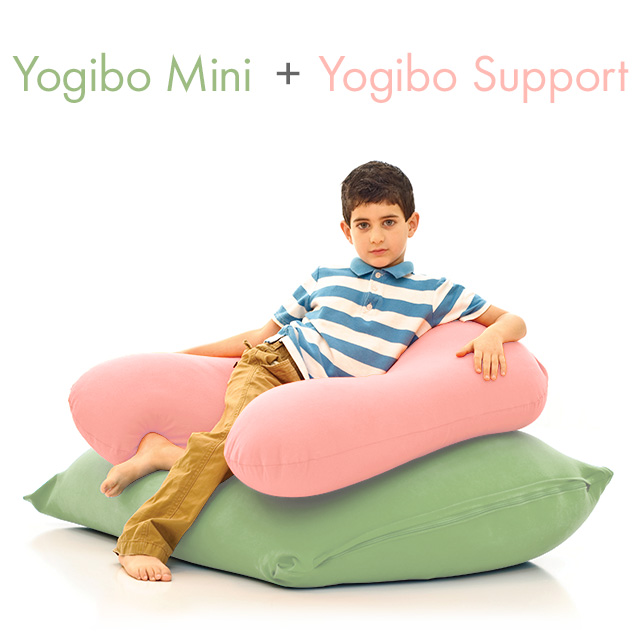 Yogibo Mini（ヨギボー ミニ）とYogibo Support（ヨギボー サポート）の組み合わせがおすすめです