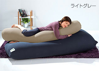 Yogibo Roll Max(ヨギボーロールマックス) ライトグレー
