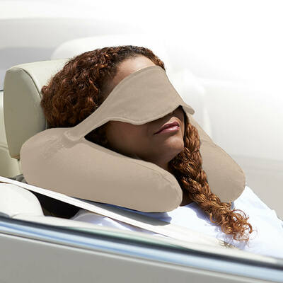 Yogibo Neck Pillow X(ヨギボーネックピローX)ライトグレー
