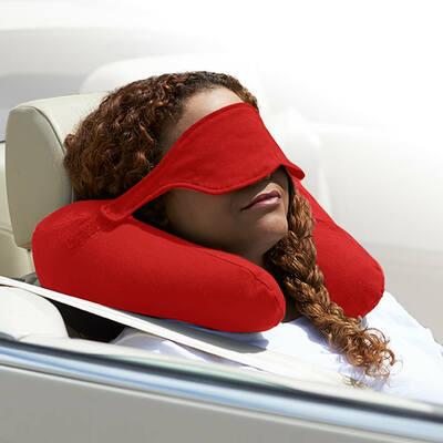 Yogibo Neck Pillow X(ヨギボーネックピローX)レッド