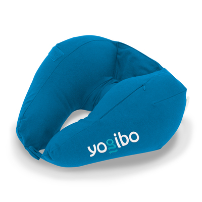 Yogibo Neck Pillow X Logo（ヨギボーネックピローXロゴ）アクアブルー