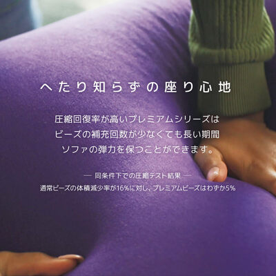 Yogibo Drop Premium（ヨギボー ドロップ プレミアム） - ビーズソファ 