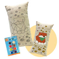 Yogibo Canvas Cushion Long & Paint Kit Set（ヨギボー キャンバス クッション ロング & ペイント キット セット） フォックス（フェストゥス）