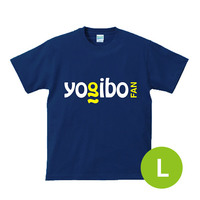 Yogibo Tシャツ FAN ネイビーブルー/L