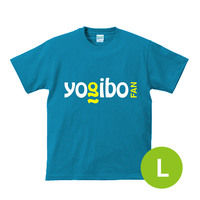 Yogibo Tシャツ FAN アクアブルー/L