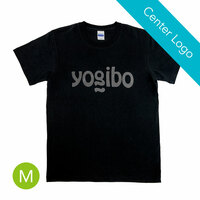 Yogibo T-Shirts Clear Logo ブラック 【センターロゴ】 Mサイズ