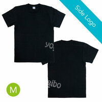 Yogibo T-Shirts Clear Logo ブラック 【サイドロゴ】 Mサイズ