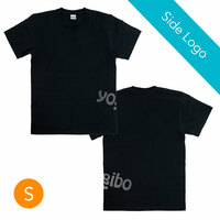 Yogibo T-Shirts Clear Logo ブラック 【サイドロゴ】 Sサイズ