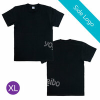 Yogibo T-Shirts Clear Logo ブラック 【サイドロゴ】 XLサイズ