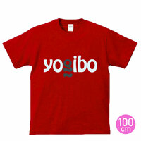 Yogibo Tシャツ Logo レッド/100cm