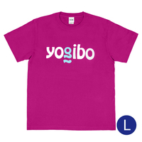 Yogibo Tシャツ Logo ピンク/L