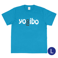 Yogibo Tシャツ Logo アクアブルー/L