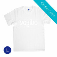Yogibo T-Shirts Reflector Logo ホワイト 【センターロゴ】 Lサイズ