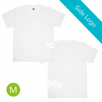 Yogibo T-Shirts Reflector Logo ホワイト 【サイドロゴ】 Mサイズ